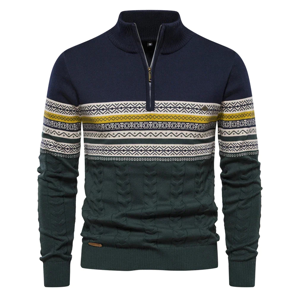 EthnoElegance Zip Pullover