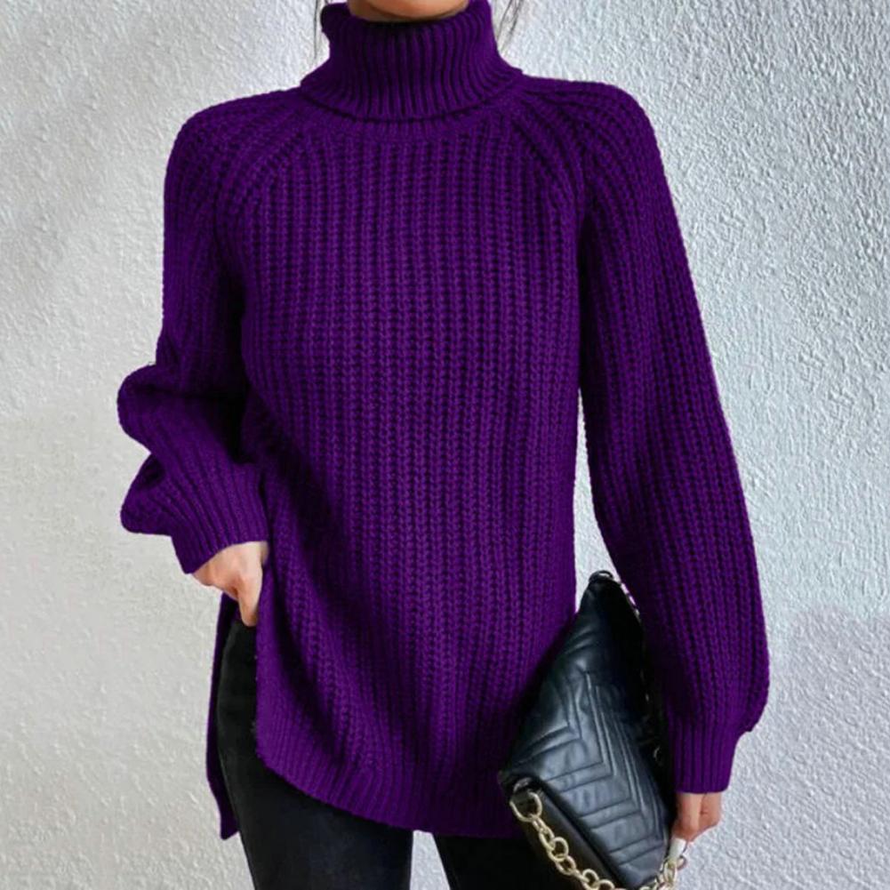 VERONIKA - Eleganter Rollkragenpullover aus Baumwolle