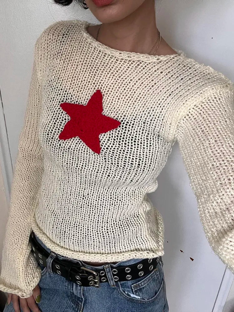 Start - Pullover mit Slash-Kragen für Frauen