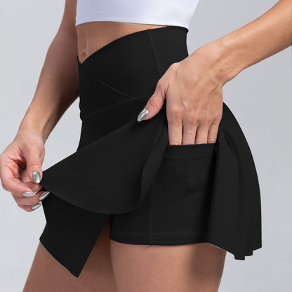 Ragnilda Sportrock - Sportlicher High Waist Rock mit Taschen