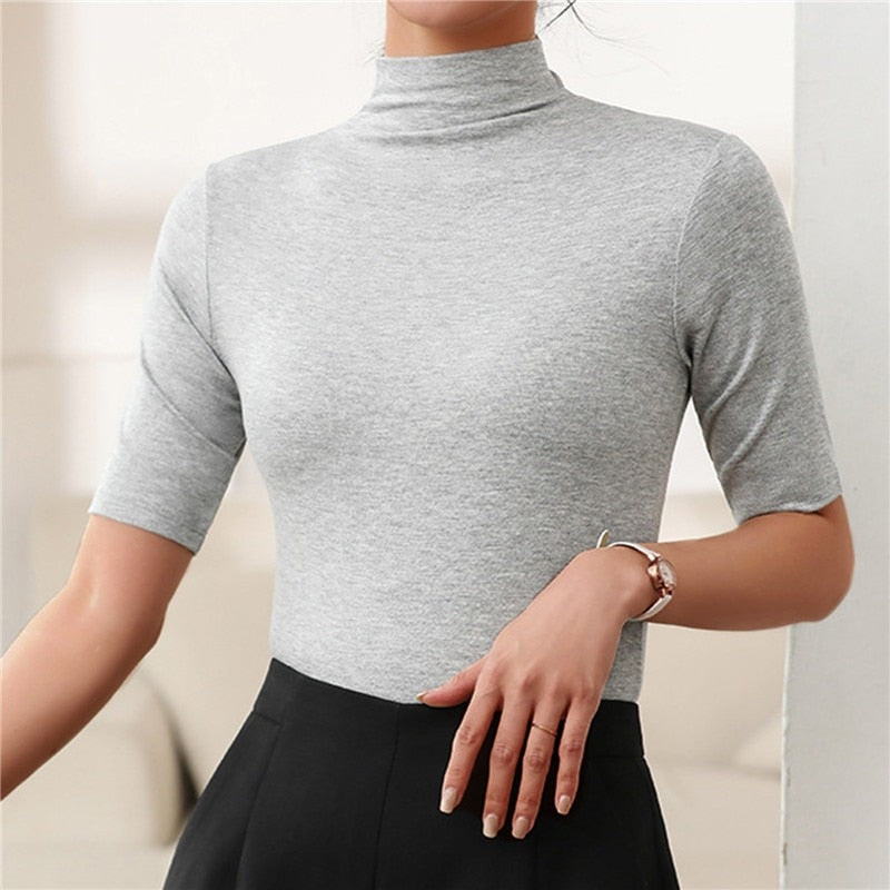 Livia - Nahtloser Rollkragenpullover