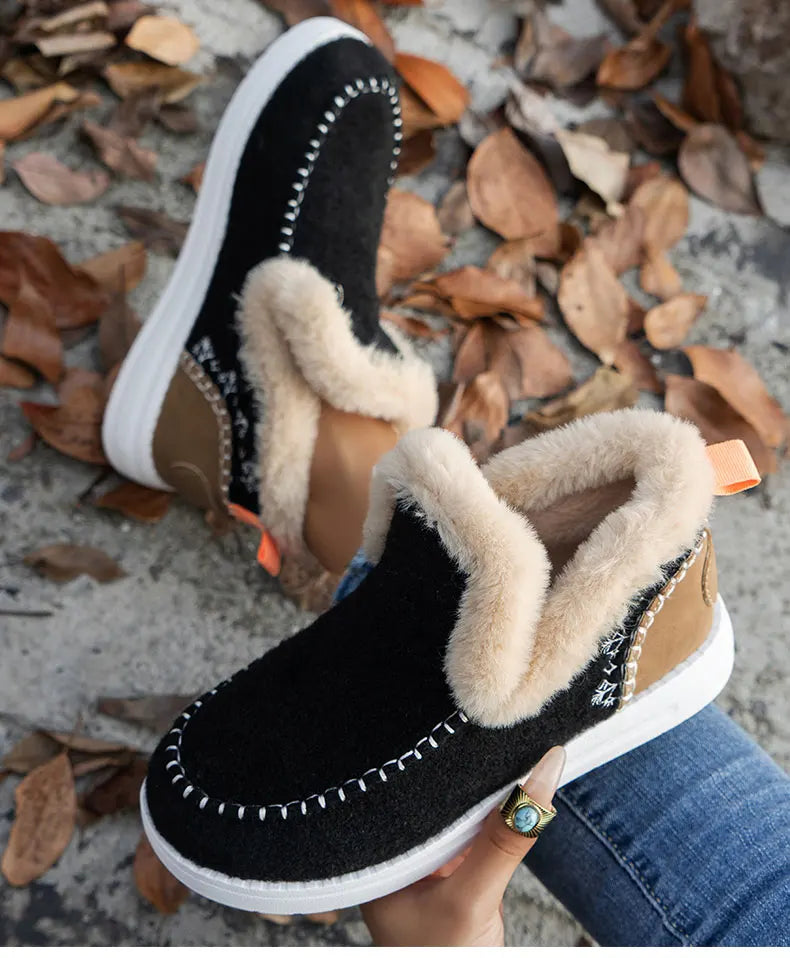 Faby - Gebundene Winterschuhe aus Pelz