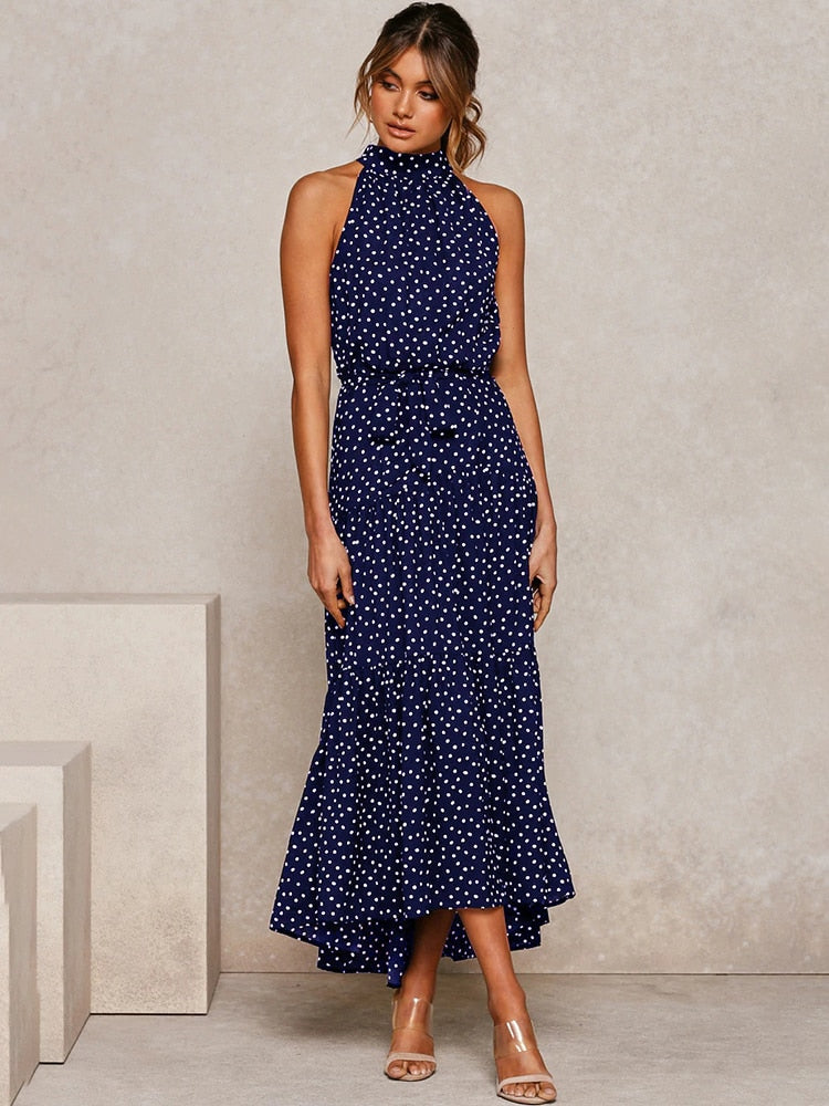 Pia - Sommerkleid mit Polka-Dot-Print