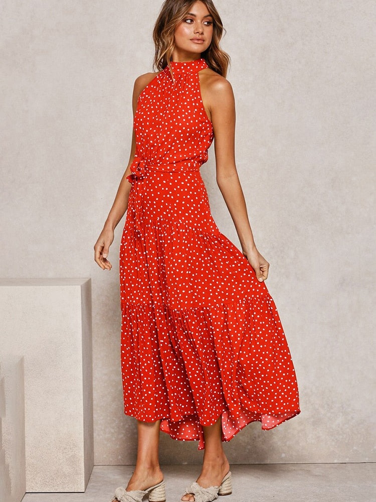 Pia - Sommerkleid mit Polka-Dot-Print