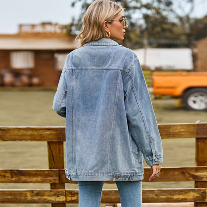 Hailey Die Vintage Jeansjacke unter Ihrem Mantel