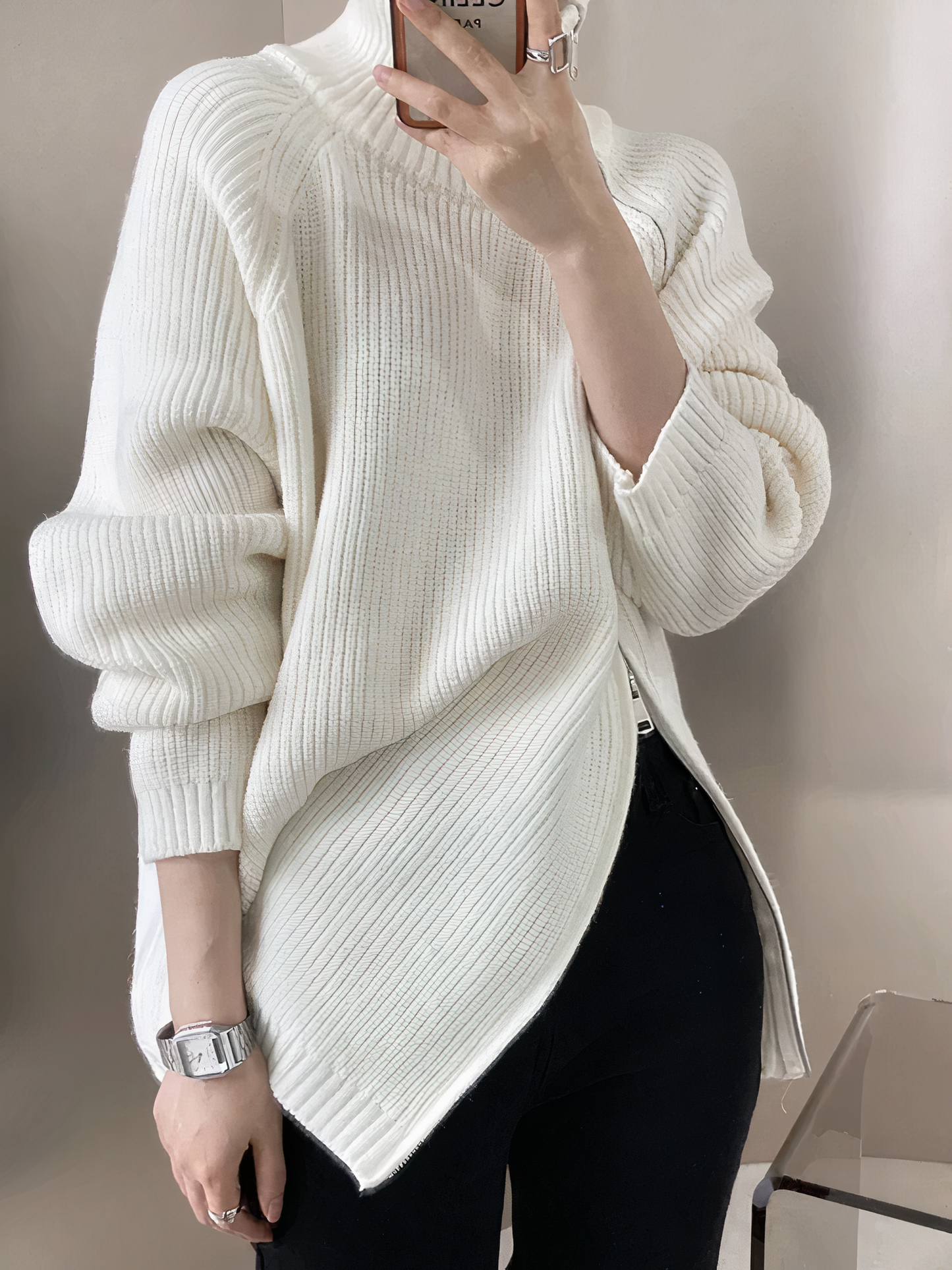 SARA - Übergroßer Strickpullover