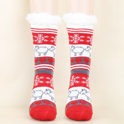 Gemusterte Wintersocken