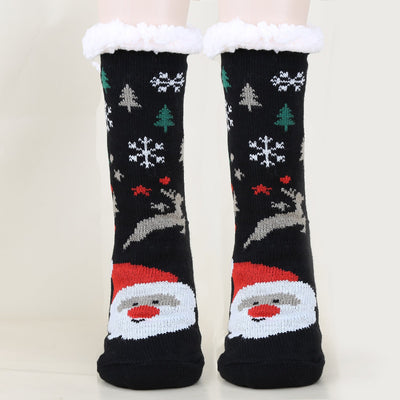 Gemusterte Wintersocken