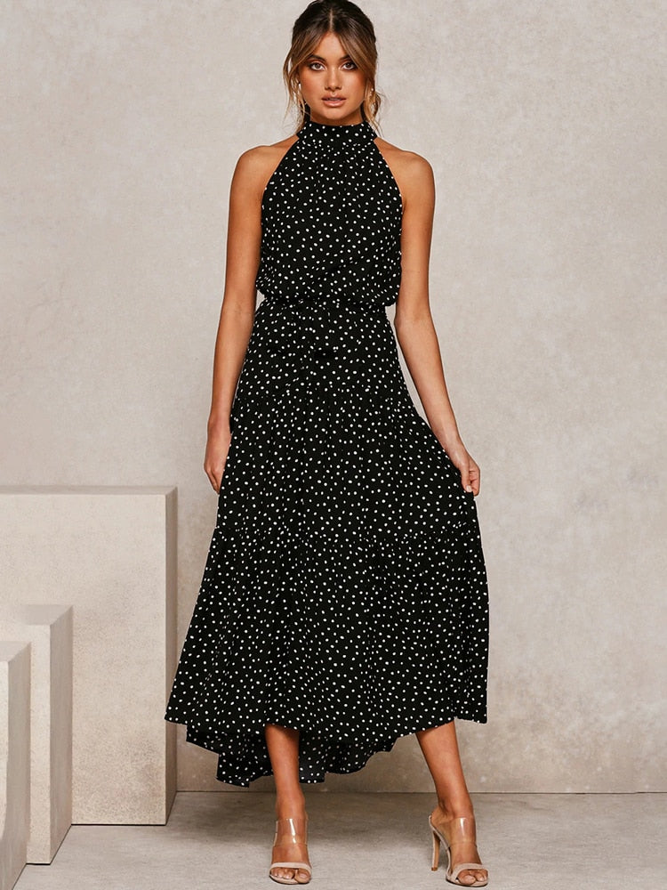 Pia - Sommerkleid mit Polka-Dot-Print