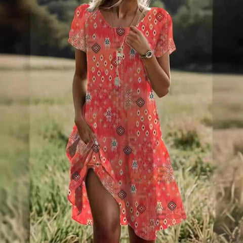 Elenora - Bohème Sommerkleid für Frauen