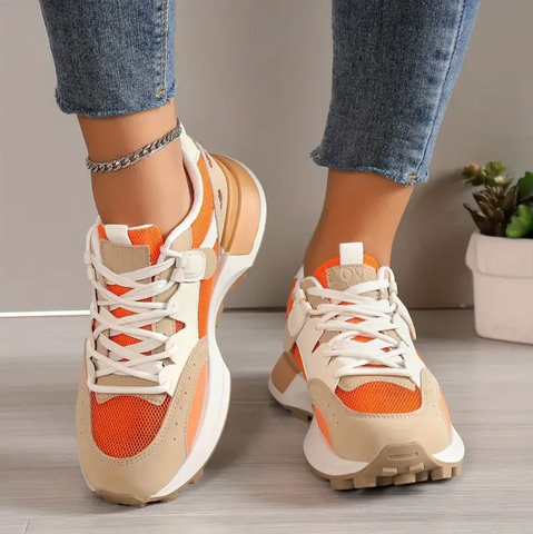 Debby - Stylische Damen-Sneaker im Colorblock-Design mit hohem Tragekomfort