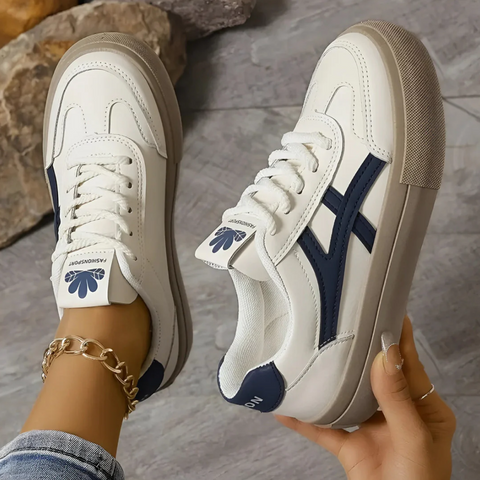 Maya Gestrickte Schnür-Sneaker Damen – Flexibel und Komfortabel