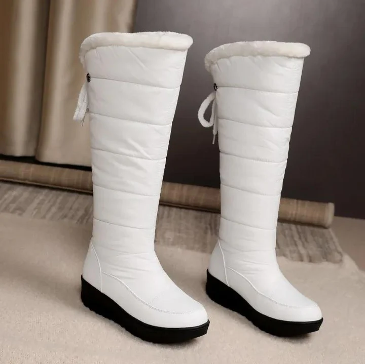 Sofía - Pelzgefütterte kniehohe schneestiefel für frauen