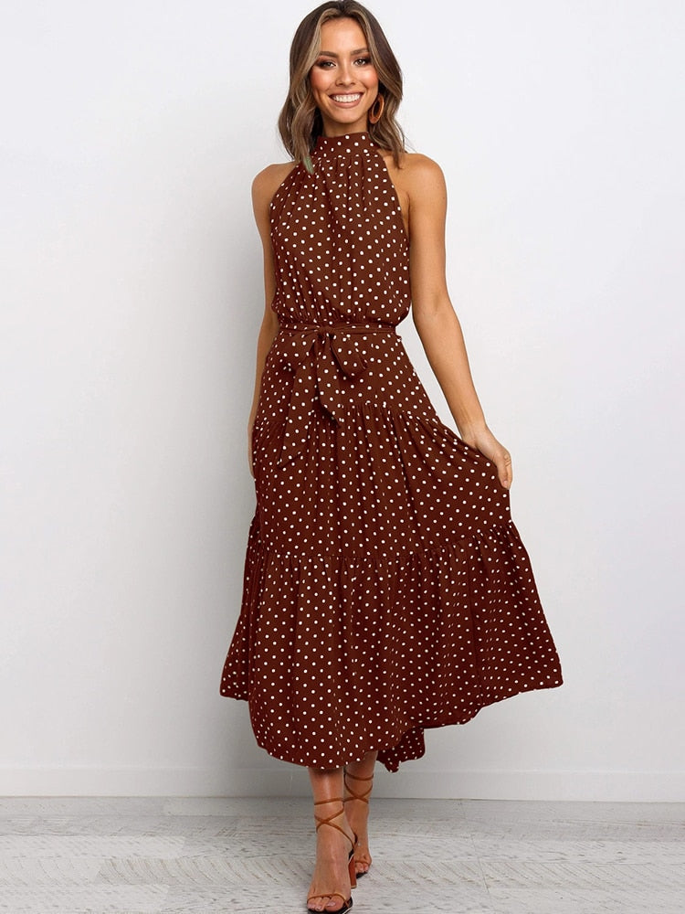 Pia - Sommerkleid mit Polka-Dot-Print