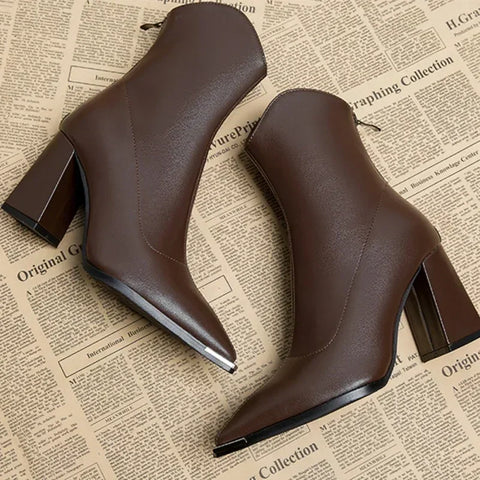 Darcie - Stiefel mit hohem Absatz und Reißverschluss