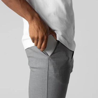 Omel - Herrenhose Slim Grau Business