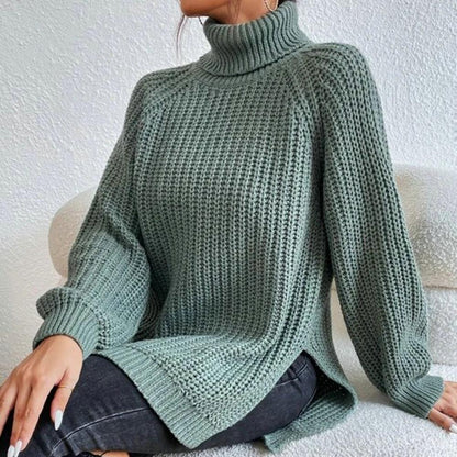 VERONIKA - Eleganter Rollkragenpullover aus Baumwolle