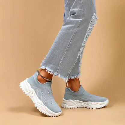 Vanessa - Slip-On Damen Sneaker – Atmungsaktiv & Orthopädisch