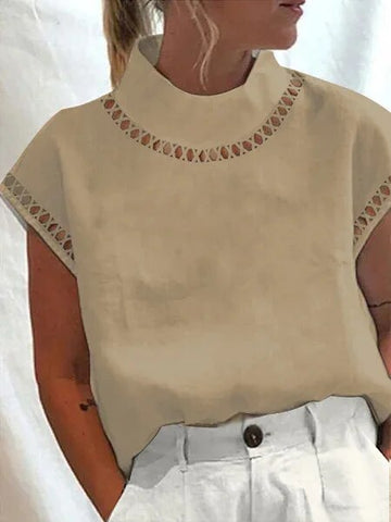 Marieky - Damen lässige Vintage-Bluse