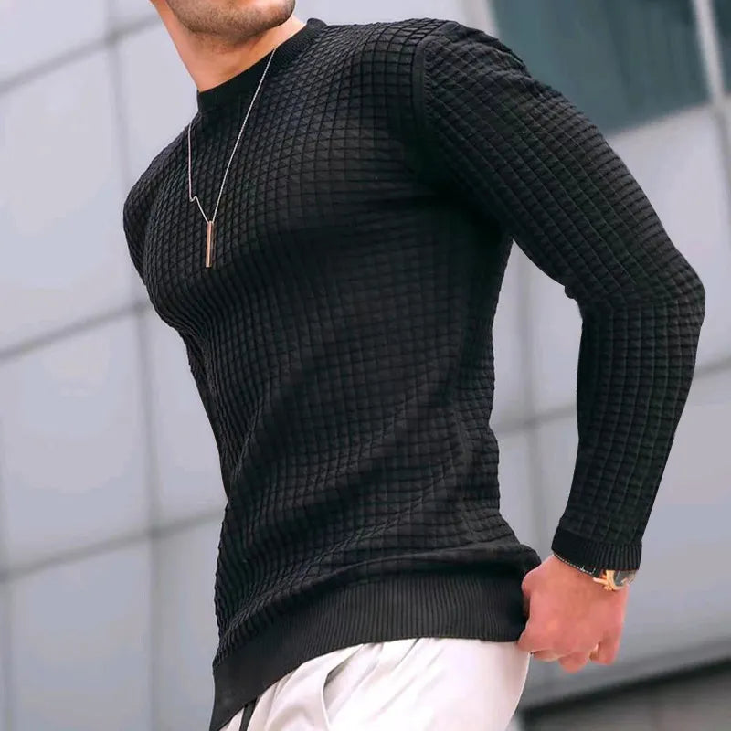 THERON - Slim Fit Strickpullover