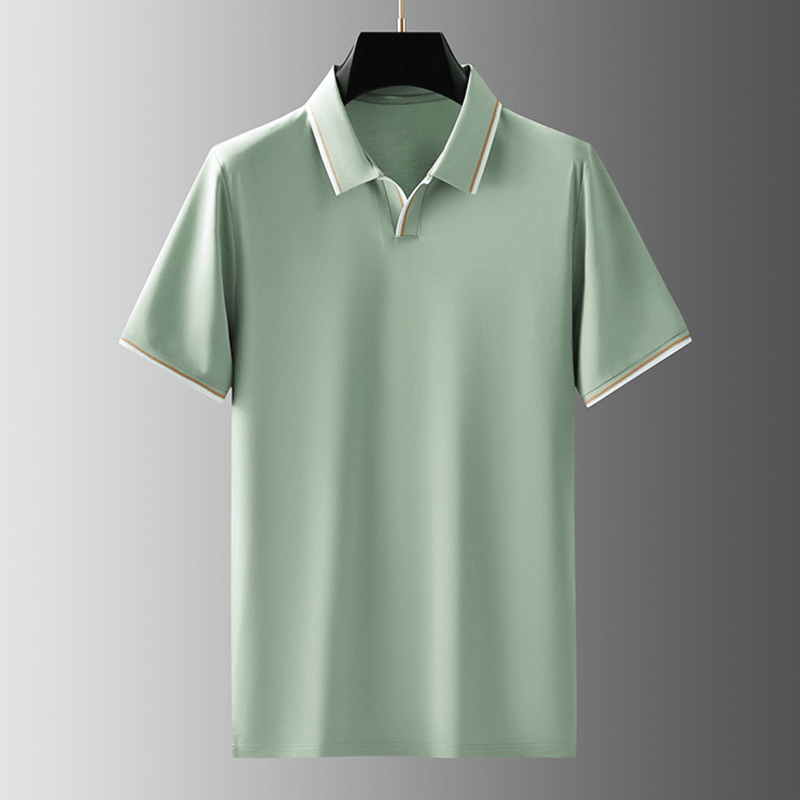 Hochwertiges Seidenpoloshirt für Herren