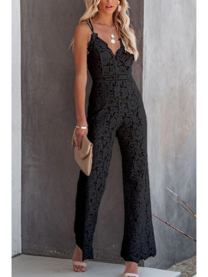 Dagmar - Jumpsuit mit V-Ausschnitt