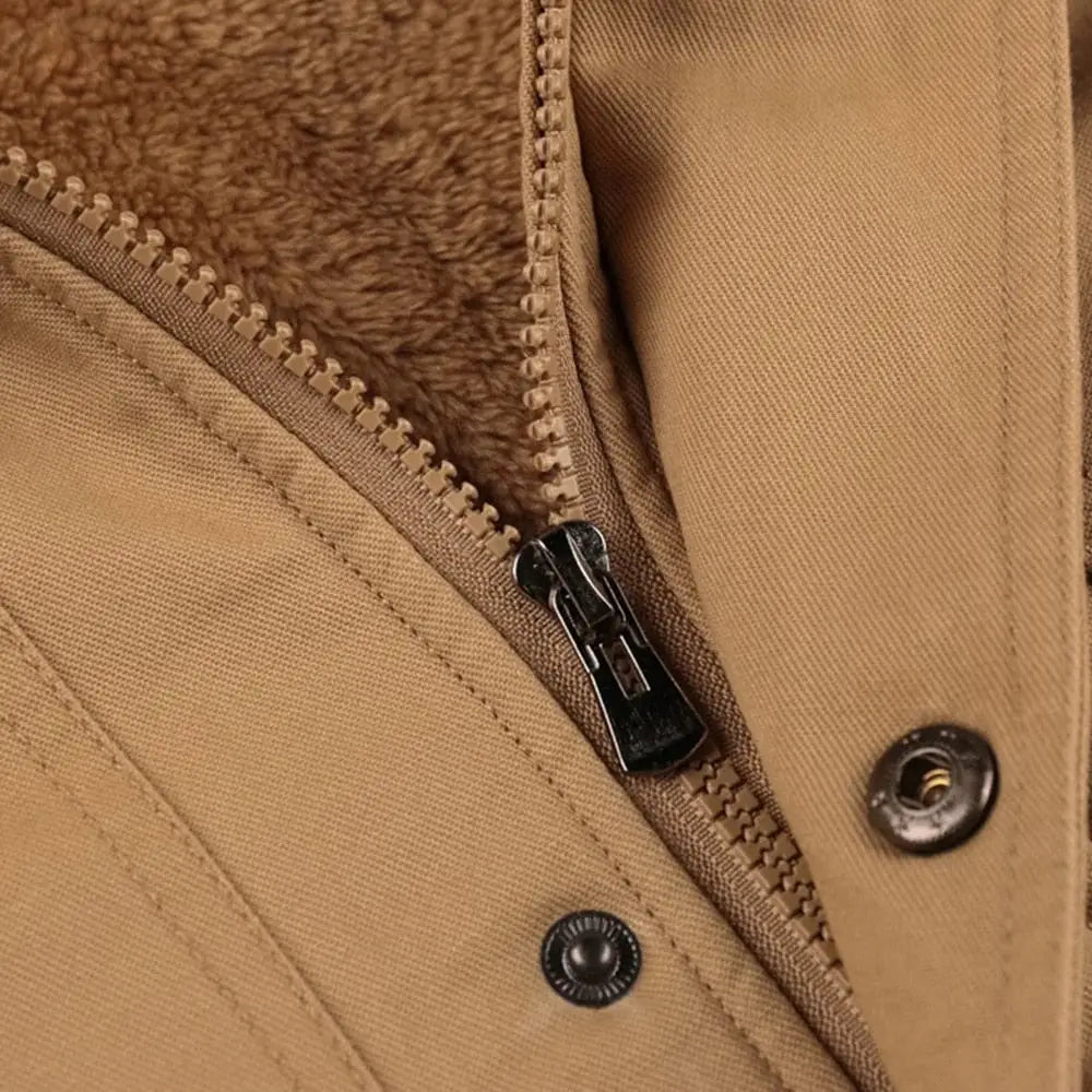 Thermojacke ÉléganceHiver: Wärme und Stil Multipockets