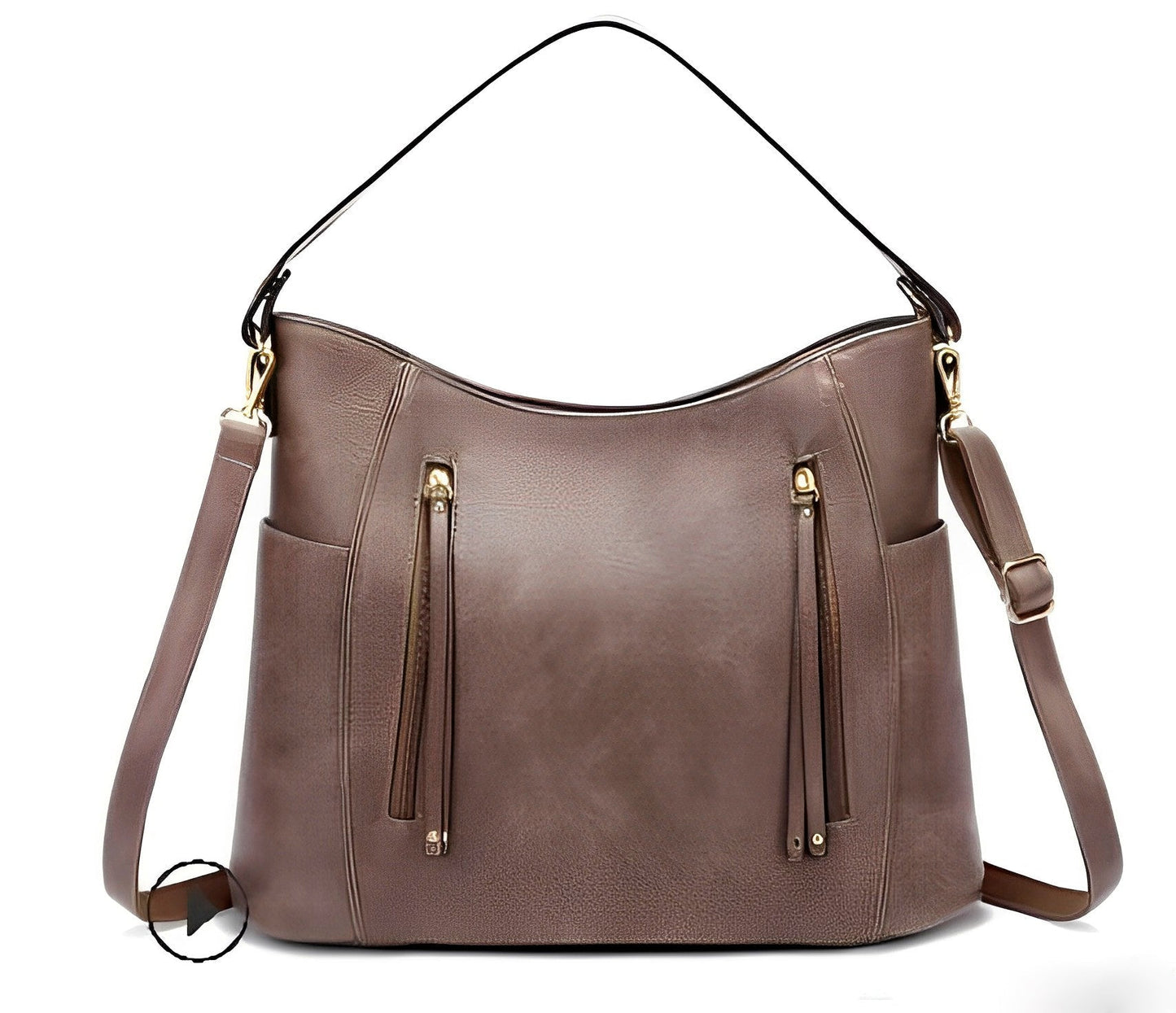 Gesina - Stilvolle Vintage-Ledertasche