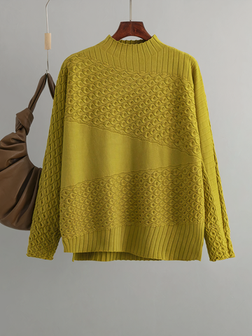 ZARIAH - Warmer Strickpullover im Vintage-Stil