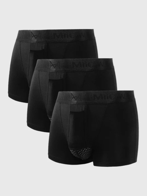 Komfortable Baumwoll-Boxershorts für Herren - 3er-Pack