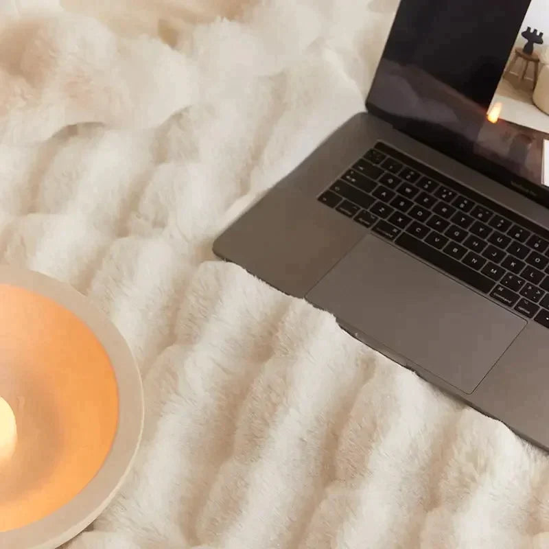 CozyHaven - Warme Plüsch-Wolldecke