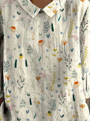 Raelyn Wildflower-Bluse – Die Essenz des Sommers in Pastelltönen