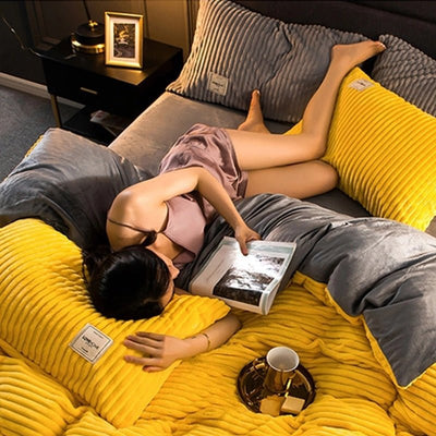 Luxy - Warmer Fleece-Winter-Bettbezug