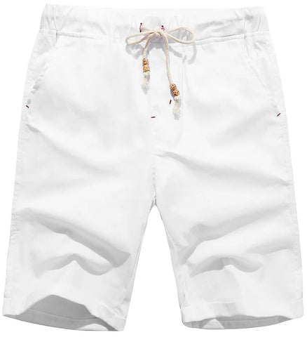 Andrei - Strandshorts aus Leinen mit Kordelzug