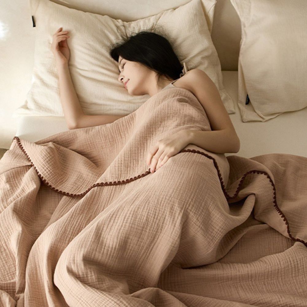 Baumwoll-Musselin-Decke