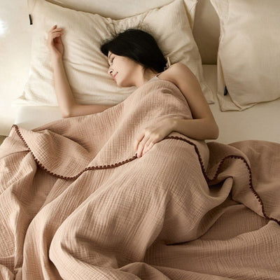 Baumwoll-Musselin-Decke