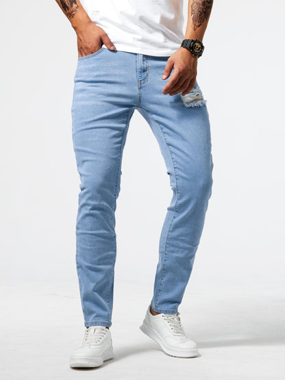 Levi - Hellblaue zerrissene Jeans