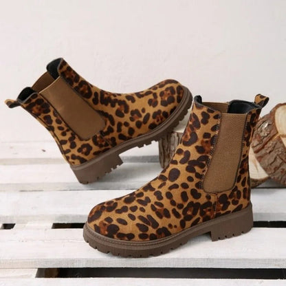 Tarna - Stiefeletten mit Leopardenmuster