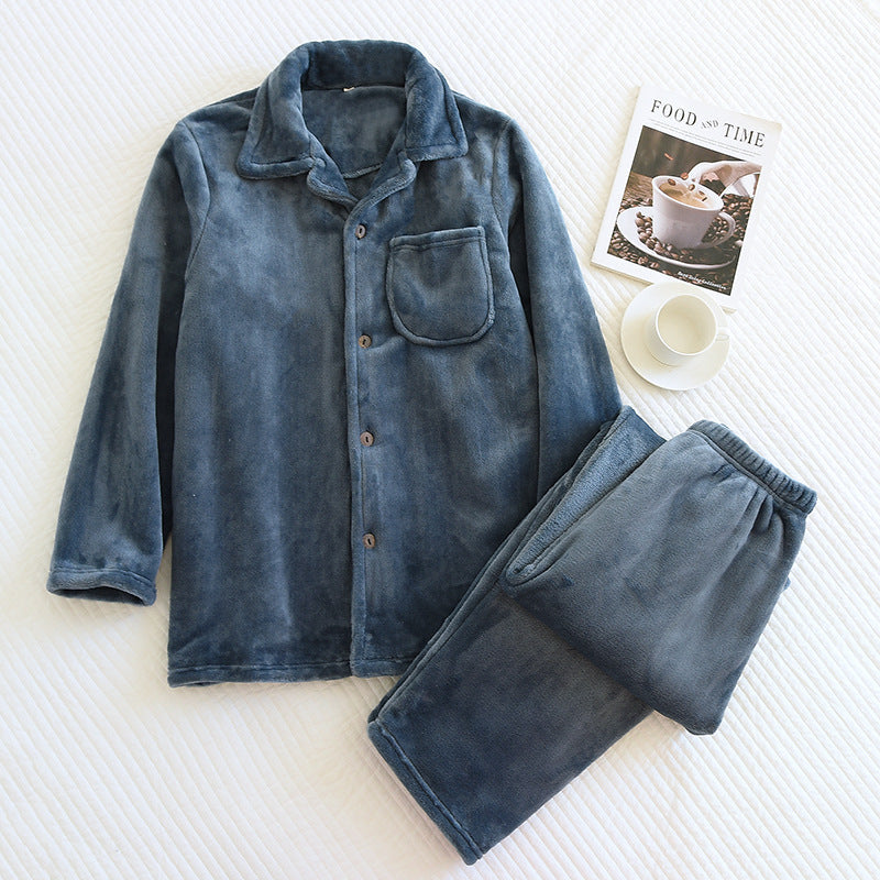 Pyjama für Männer aus Plüsch - Leandro