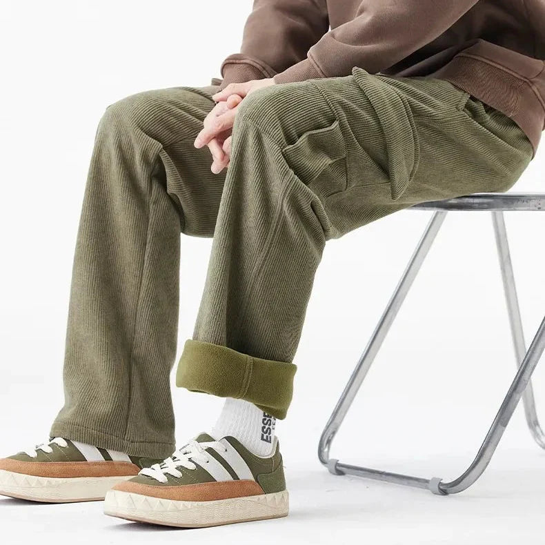 Cordhose für Männer mit Fleecefutter - Auren