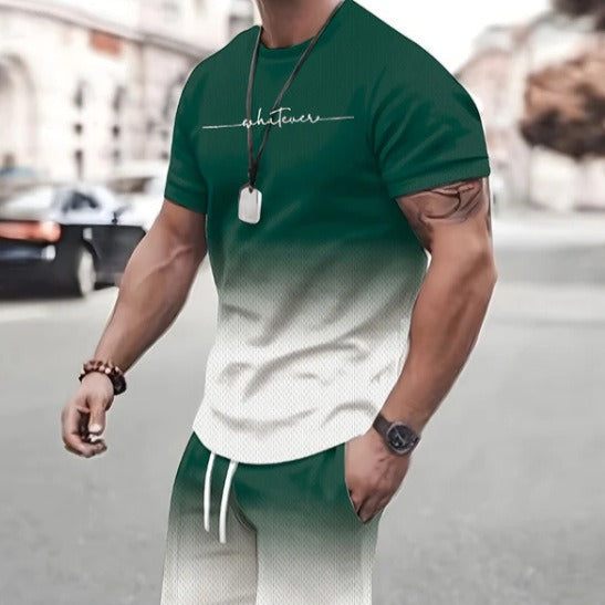 Sportliches Herrenset im modernen urbanen Stil aus atmungsaktivem Stoff - Mauro