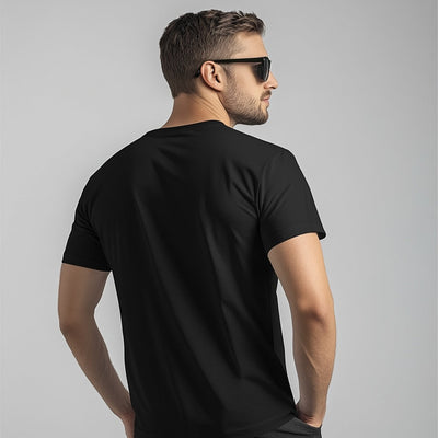 Herren-T-Shirt aus Baumwolle mit Astronautengrafik im lässigen Stil - Dorian