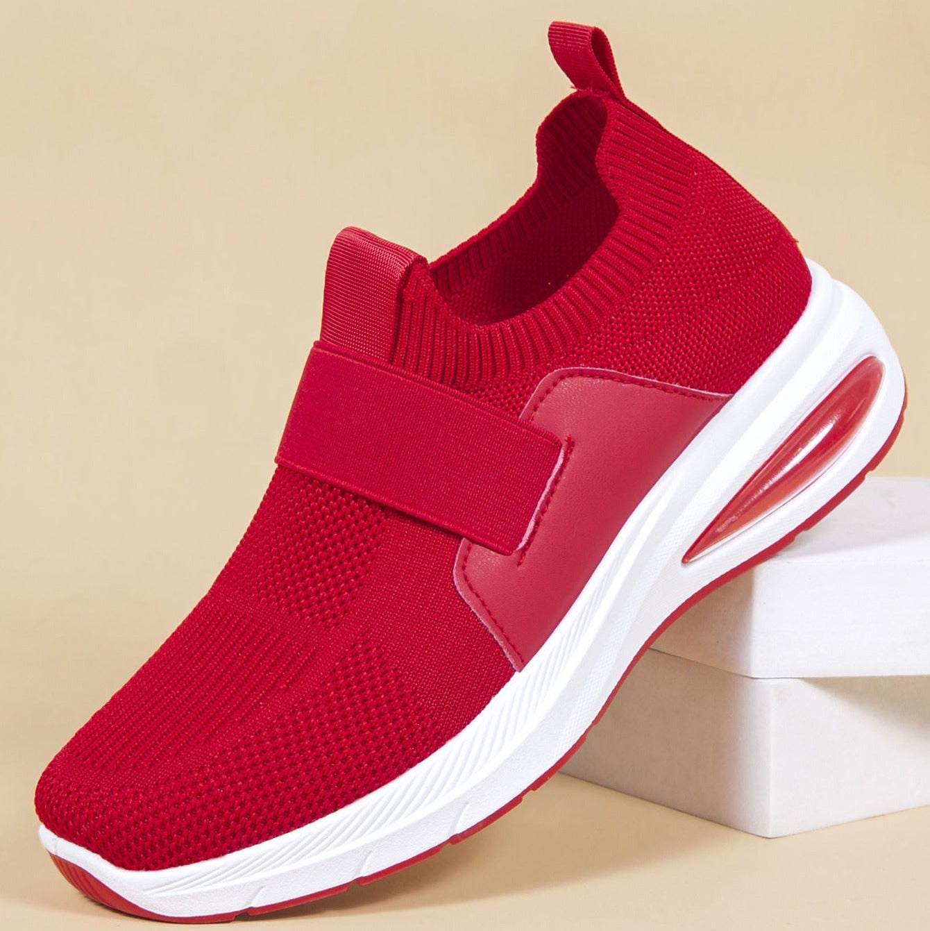 Atmungsaktive Slipper aus Stoff für Damen - Noelia
