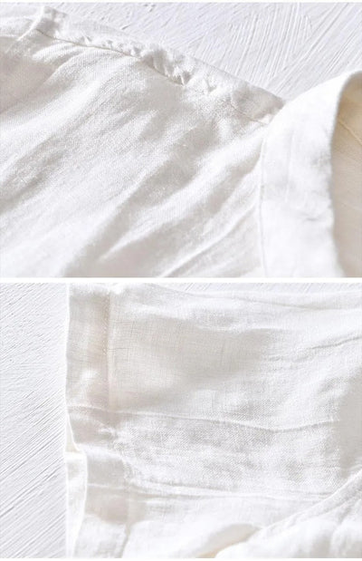 Lässiges Poloshirt aus atmungsaktivem Leinen für Herren - Julián