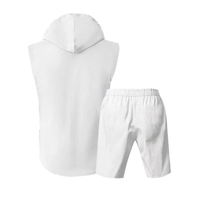 Ärmelloses Set für Herren aus leichtem Sommerstoff - Mauro