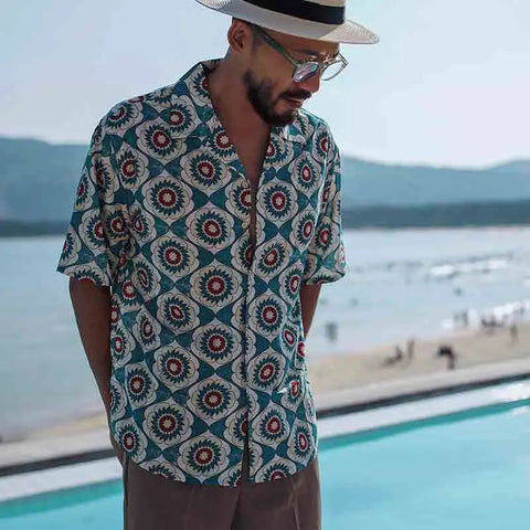 Victor – Stilvolles Herren-Sommerhemd im Vintage-Stil