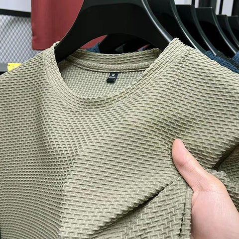 Taylor - Herren-T-Shirt aus Bambusnetz und Eisseide