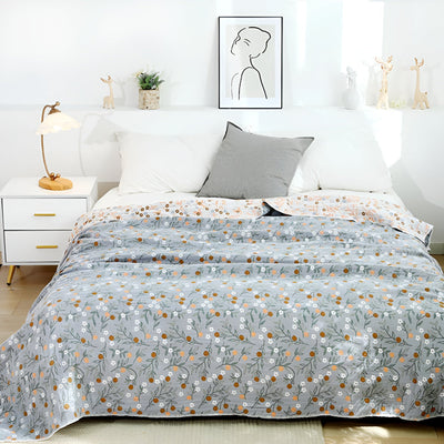 Beidseitig verwendbare Baumwollsteppdecke