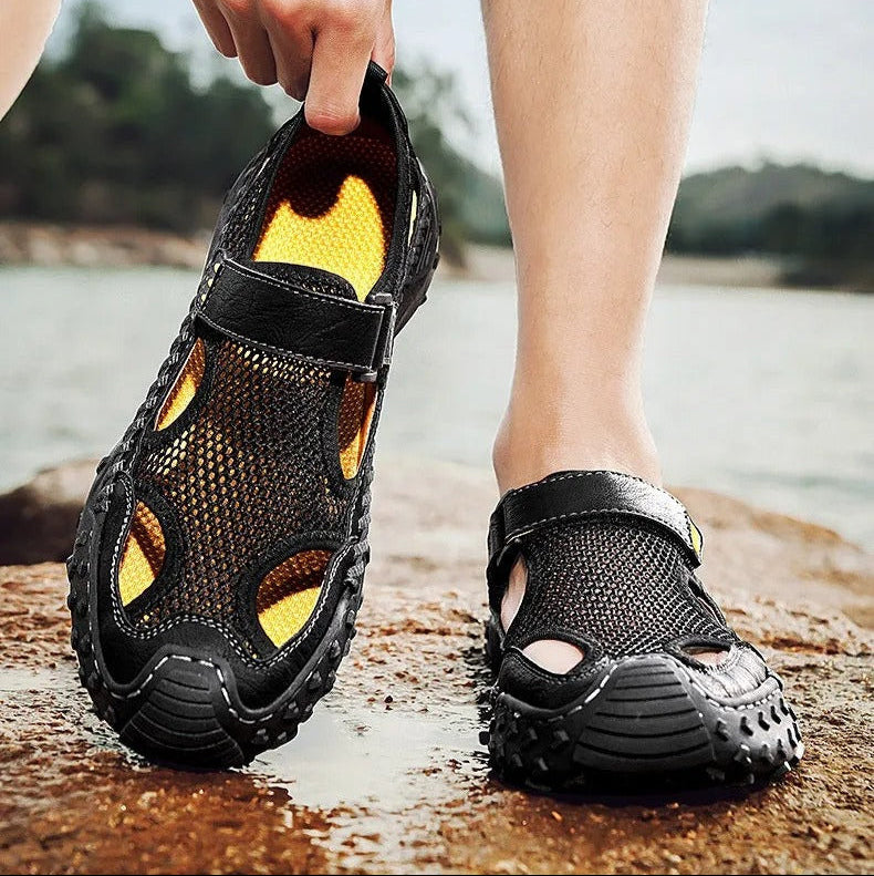 Herren-Sandalen mit atmungsaktivem Mesh im sportlichen Stil - Rurik