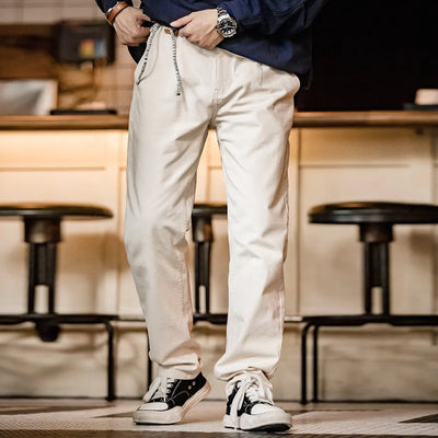 Herren Freizeithose aus Baumwolle mit Kordelzug - Hilario